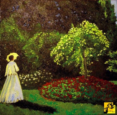 Lady in the garden