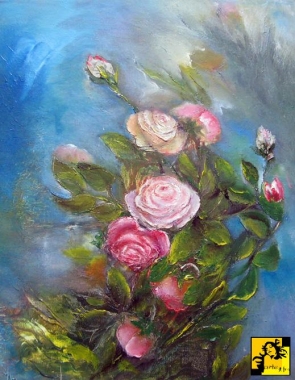 roze w ogrodzie
