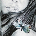 Jej portret z motylem - znak