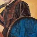 Ragnar Lothbrok -olej na płótnie 80x60cm