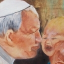 Papież z najmłodszymi