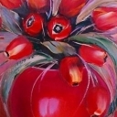Tulipany czerwone