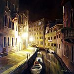 Wenecja nocą