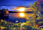 Adam i Marta nad Long Lake