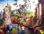 Zegarmistrz purpurowy na rybach
