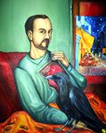 Ptaszysko krukowate,papieros i kawiarnia van Gogha