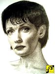 a woman