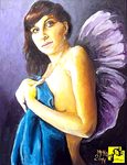 Kobieta motyl...