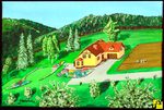 Widok znad drzew
