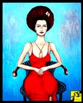 femme en rouge femme en rouge