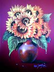 słoneczniki pastel