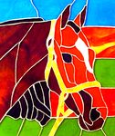 Bay horse