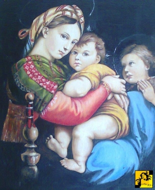 kopia Rafaella Madonna della sedia