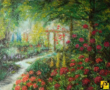 Ogród różany