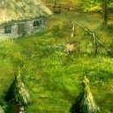 Chatka nad stawem