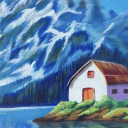 House in the mountains 